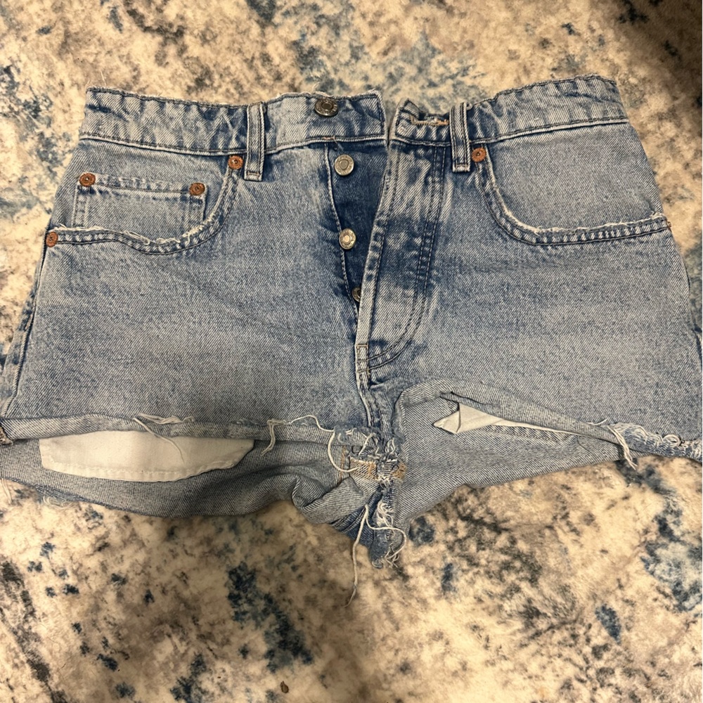 Zara denim shorts